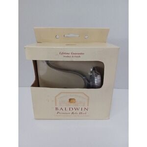 Baldwin Champlain Premium Robe Hook Sold Brass w/ Satin‎ Nickel Finish 3865-150